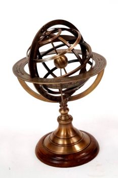 BR4881A - Brass Armillary On Base